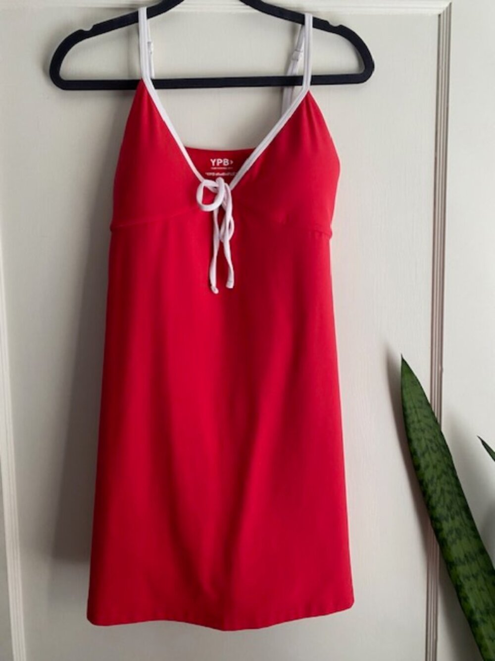 Abercrombie & Fitch YPB studioFLEX Cami Mini Dress - Size Medium - Red